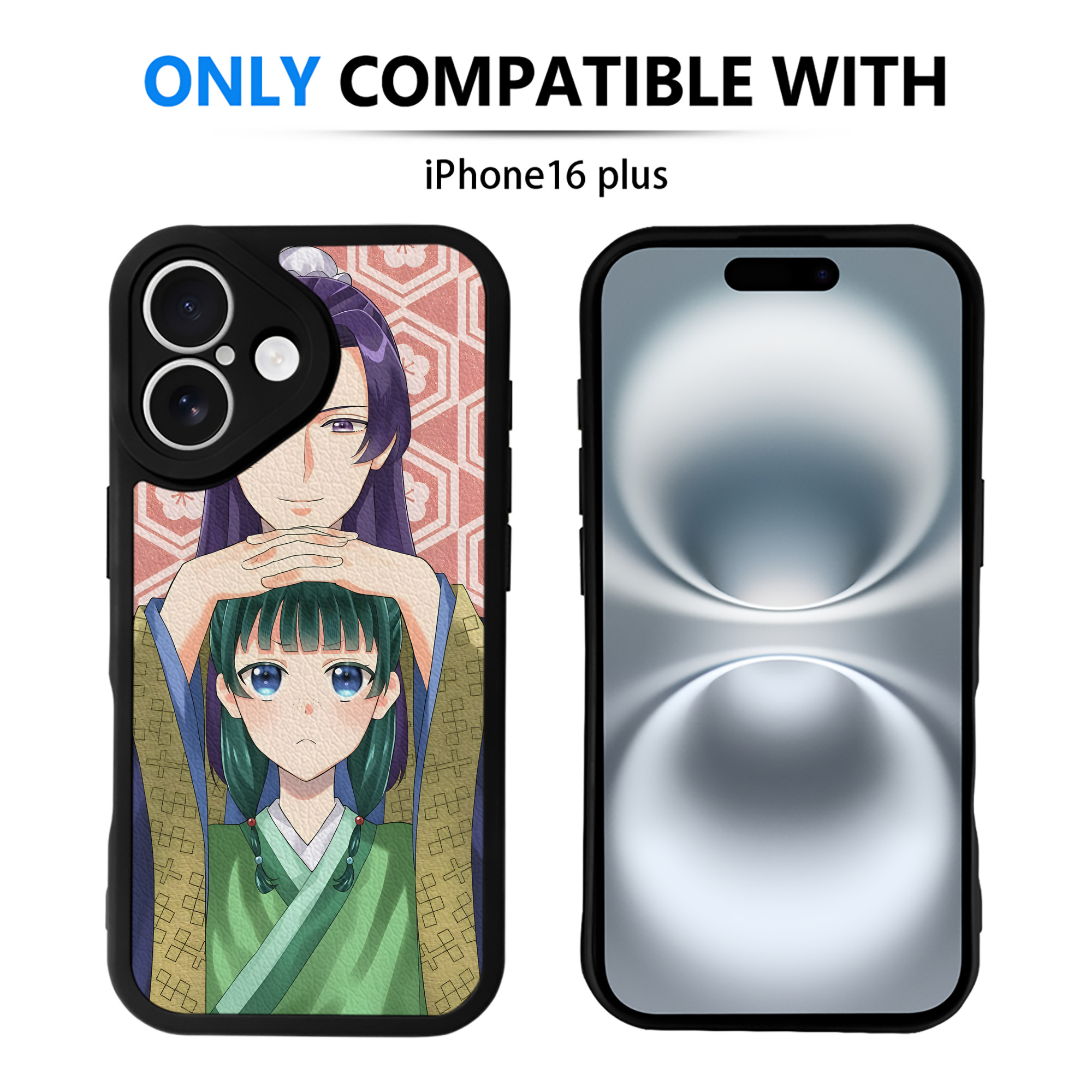 （画像用） 薬屋のひとりごと The Apothecary Diaries 【iPhone 16シリーズ対応】シリコンスマホケース（レザー調） 材質：シリコン